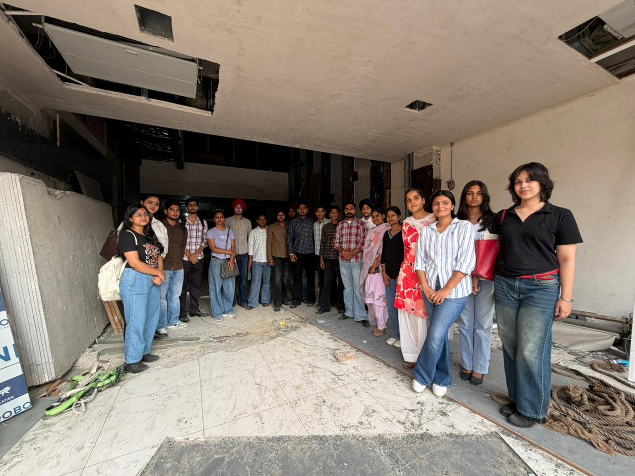 Site visit with Students for Practical learning